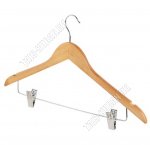 Вешалка (дерево) св.дерево L45см, с клипсами (90)