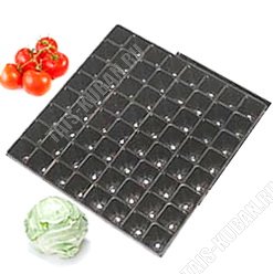 Кассета д/рассады 64 ячеек 400х400х50мм 