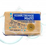 Мыло хозяйственное 200гр, 72% флоу-пак (60)