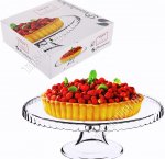 Блюдо для торта на ножке PATISSERIE п/у d28см h10,5, бортик вниз (1)