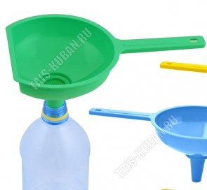 Воронка с ситечк. d13см, микс (5) 