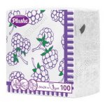 Салфетки 24х24см, 100лист 