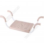 Сиденье в ванну (пластик) L69х29см,бежевый (10)