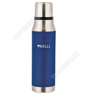 Термос 1,0л,синий (24) 