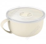 Кружка-бульонница 0,5л крыш.с клапан,бежев (d13 h11см) (18) 