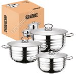 .НАБОР Кастрюль (баки) 3шт (11/17/24л d28/32/36см),ф цилиндр (1)