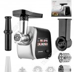 Мясорубка 2000Вт +насадки-овощерезки (2)