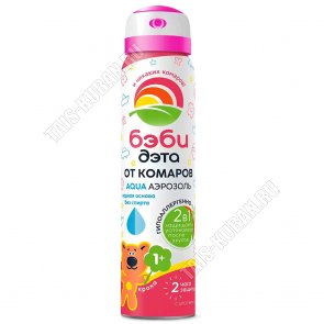 ДЭТА BABY Аэрозоль детский  100мл от комаров,гипоаллергенный (24) 