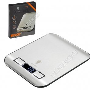 Весы кухонные эл. (металл) до 5кг дел.1г,LCD диспл, сталь(40) 