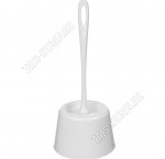 Ерш+подставка WC кругл, светл.серый (26)