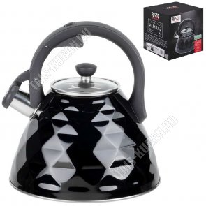 Чайник нерж 3,0л черный глянец (4) 