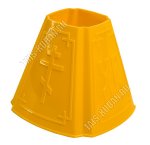 Форма для пасхи (пластик) 0,84л h11 5х5/12х12см, неразборная