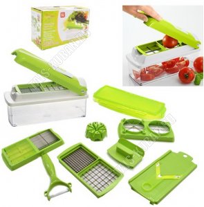 Овощерезка NICER DICER PLUS 10 предметов контейнер 1,5л 