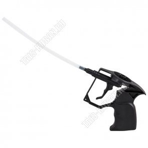 Пистолет д/монтажной пены,пласт.руч./корп.(в комл.трубка-насадка 19см.) 