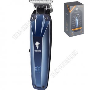 Машинка д/стрижки (аккум) 5Вт,3насад (1,5-4,5мм),лезвия сталь, синий (24) 