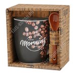 Кружка п/у +ложка 340мл 