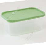 Контейнер оливковый/прозр, прямоуг 0,3л (36)