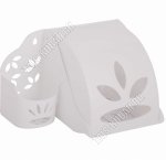 Держатель д/туал.бум  и п/освеж.воздуха (17х13 h12см) белый (16) 