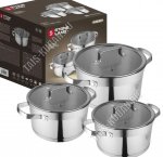 НАБОР Кастрюль 3шт 