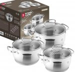 НАБОР Кастрюль 3шт 