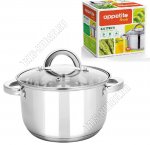 Rondy Кастрюля 6,0л d26см,ф.цилиндр (4)