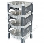 Полка/этаж.д/кухни,ванной 4-х яр.(41х33 h78см) 