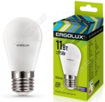 Ergolux-Шар E27 11Вт,нейтральн.(дневн) 4000Вт,светов.поток 9155Лм (аналог 95Вт обыч.лампы) h92 d45мм (10)