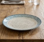 Тарелка плоская d19см Rustic blue, б/уп