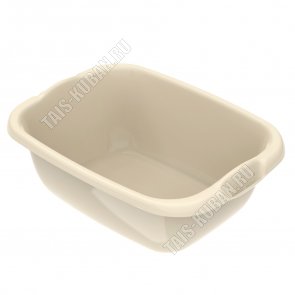 Таз овал 16л молочный (d49 h17,5см) (20) 