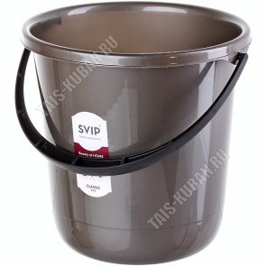 Ведро  7л антрацит (d23 h25см) (10) 