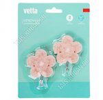 Vetta Крючок самоклей, полипропилен+металл, н-р 2шт (3,5х3,5см) 